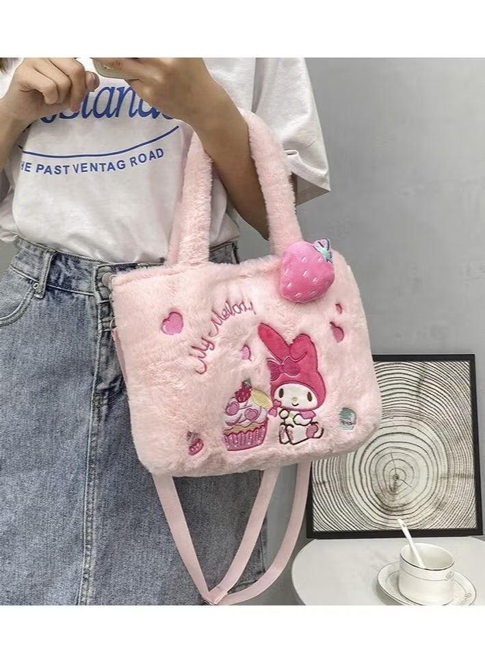 Sanrio Plush Crossbody Bag With Adjustable Shoulder Strap - Image 3